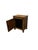 This refined small 19th-century antique cabinet is crafted from fine walnut and features a compact structure yet richly...