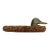 Early 20th Century Handcrafted Cork Decoy With Painted Wood Head For Sale
