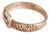 Vintage 9ct Yellow Gold Buckle Ring, 1982 For Sale