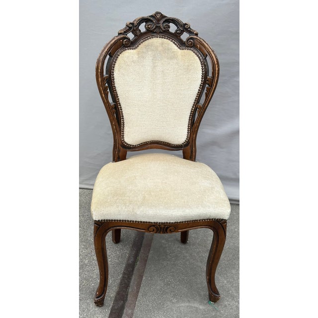 Victorian Antique Renaissance Revival Chair For Sale - Image 4 of 12