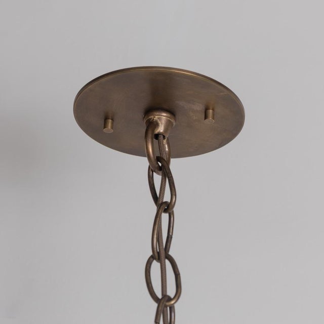 1940s Charles Dudouyt French Carved Wood Chandelier For Sale - Image 14 of 14