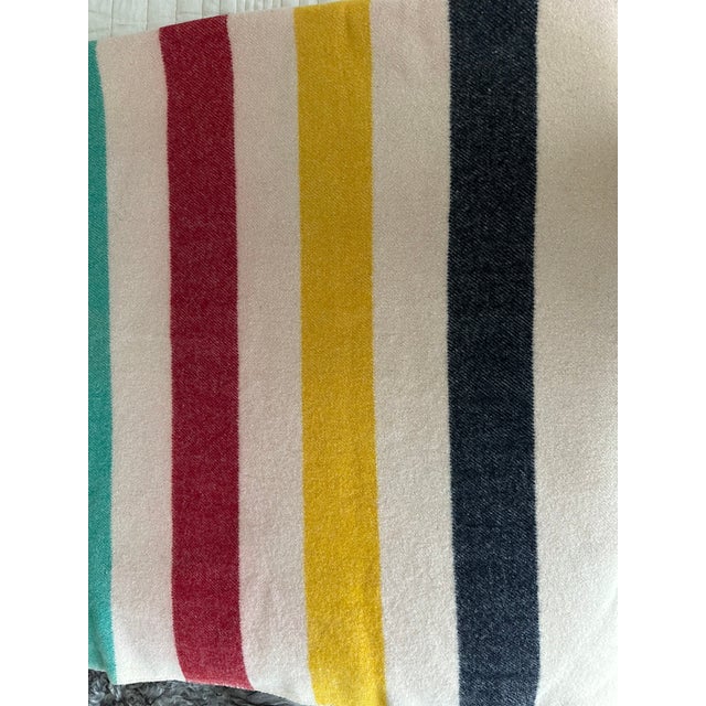 Antique Vintage 1934-1940 Hudson Bay Point Blanket Wool Gold