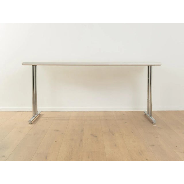 Vintage Desk in Steel and Ash, 1980s For Sale - Image 4 of 8