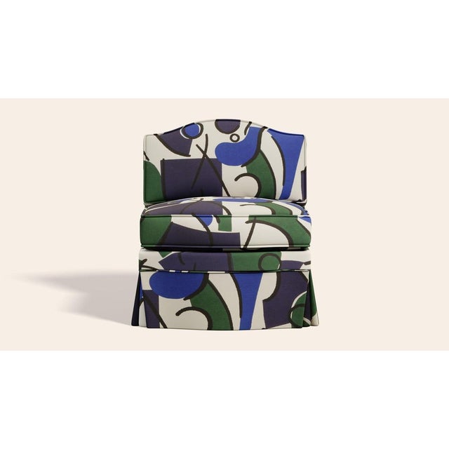 Seaweed Felix Slipper Chair by Ceraudo For Sale - Image 4 of 8