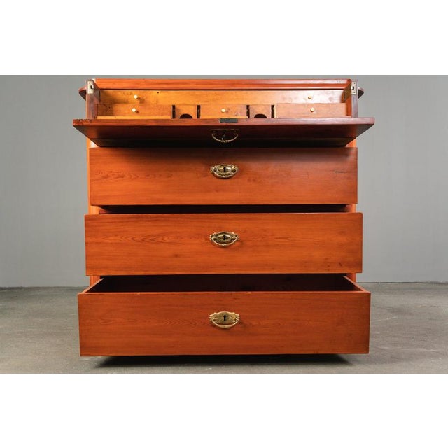 Biedermeier Style Chest of Drawers with Secretary, Early 19th Century For Sale - Image 13 of 18