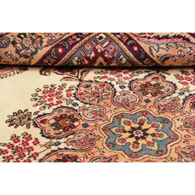 Middle Eastern Hand-Knotted Wool Tabriz Rug For Sale - Image 10 of 11