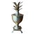 Mid Century Brass Pineapple Urn For Sale