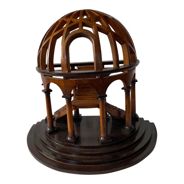Wooden Domed Double Staircase Architectural Model For Sale