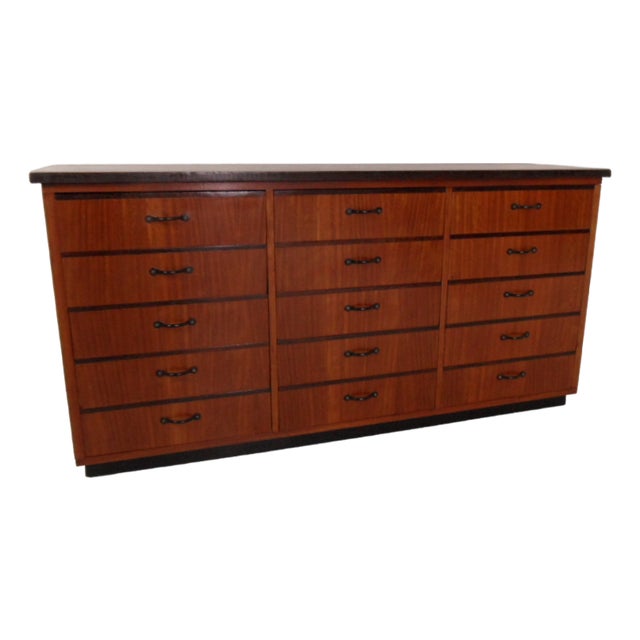Mid-Century Shop Filing Cabinet with Drawers, 1950s For Sale