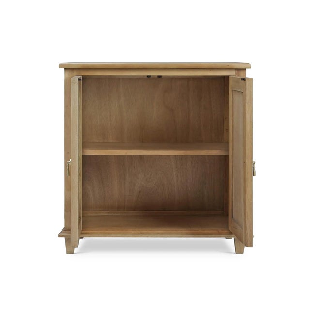 Mid-Century Modern Small Mid Century Cabinet - Fruitwood Finish For Sale - Image 3 of 8