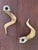 1990s 1990s Resin Ram Horn Candlesticks For Sale - Image 5 of 7