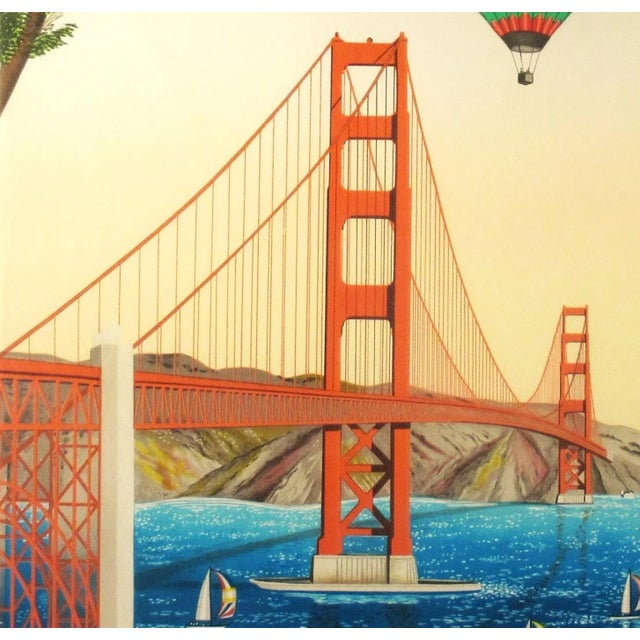 1980s Fanch (Francois Ledan), Golden Gate Bridge, San Francisco, 1988 For Sale - Image 5 of 12