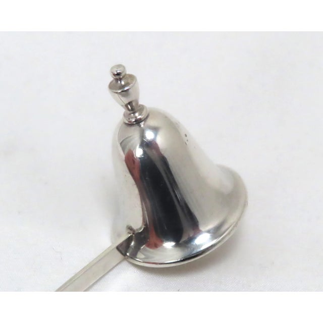 Mid 20th Century Vintage Mid 19th Century Retro Arts & Crafts Style Sterling Silver Candle Snuffer For Sale - Image 5 of 13