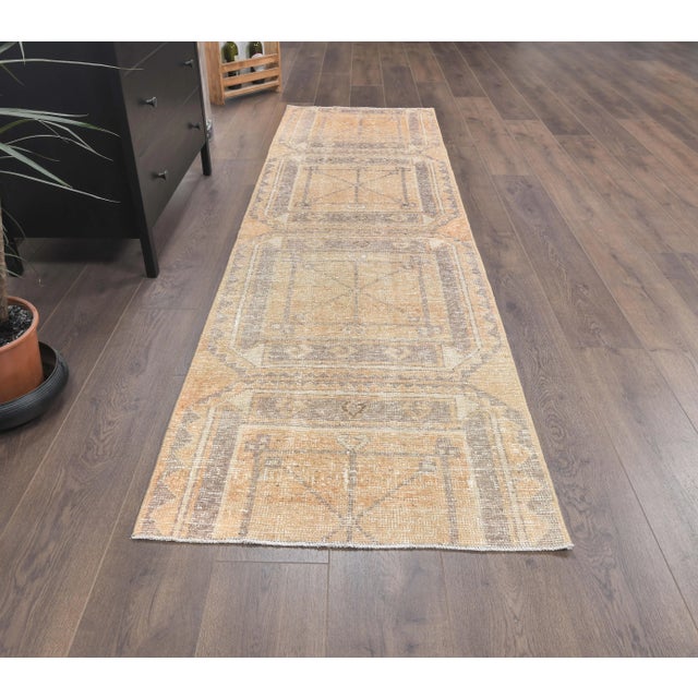 Vintage Turkish Hand-Knotted Rug is a semi-Vintage rug. '70s Eastern region of Turkey's unique rug is perfectly hand-...