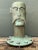 Vintage Steampunk Patinated Resin Bust of Man For Sale - Image 9 of 14