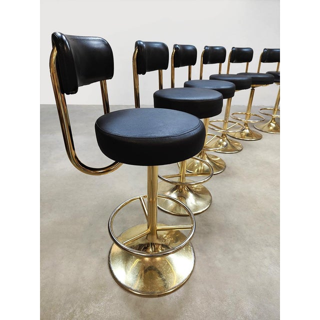 Swedish Bar Stools by Börje Johanson, 1960s, Set of 8 For Sale - Image 3 of 7