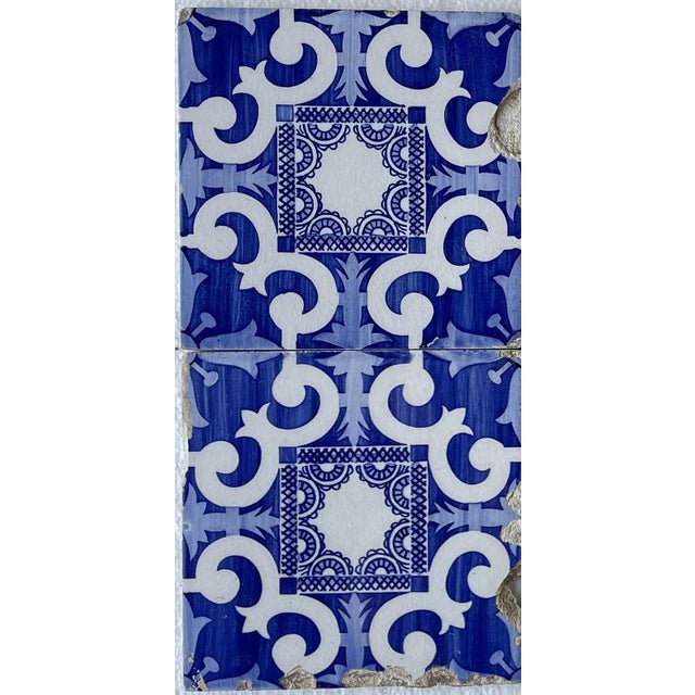 Earthenware Tiles, 19th Century, Set of 4 For Sale - Image 3 of 8