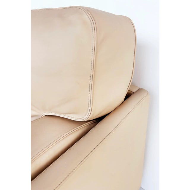 Beige Italian Poltrona Frau Fine Leather "Socrate" Club Chairs, 2006- Pair For Sale - Image 8 of 13