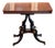 Early 19th Century Regency Burled Walnut Table With Ebonized and Gilt Base For Sale