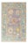 Handwoven Turkish Oushak Area Rug 4'0" × 6'1" For Sale
