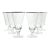1950s Fostoria “Bridal Belle” Set of 6 Iced Tea Glasses For Sale