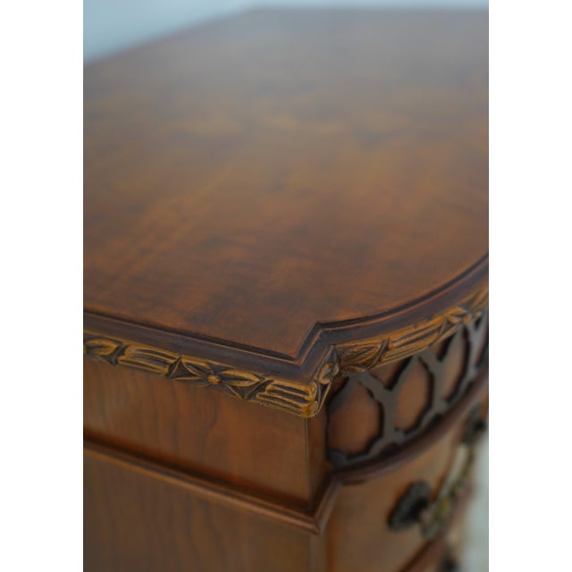 Vintage Walnut Georgian Style High Chest For Sale - Image 9 of 16