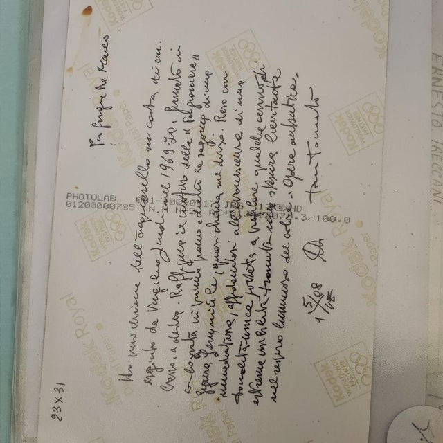 Virgilio Guidi, Watercolor on Cardboard For Sale - Image 9 of 10