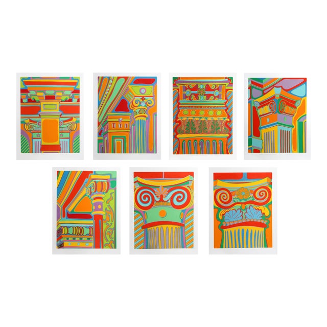 Portfolio, Clayton Pond Screen Prints - Set of 7 For Sale