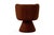 Coraje Dining Chair in Brown Velvet from Moanne For Sale - Image 4 of 6