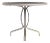 Brown Jordan Kantan Aluminum 36" Round Table, Dove frame For Sale