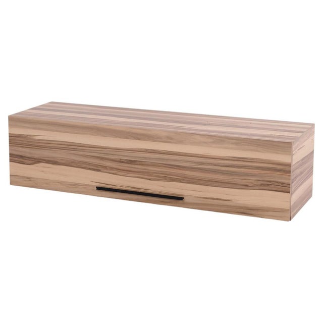 Wall-Mounted Cabinet in Acacia Wood with Two Compartments, 2010 For Sale - Image 10 of 10