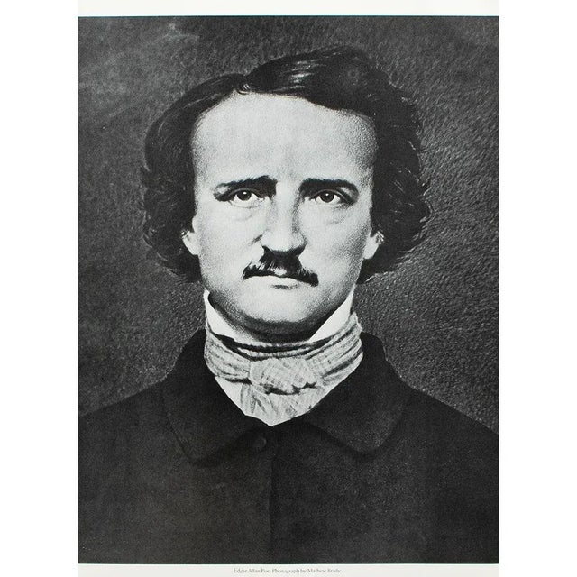 1987 After Matthew Brady for Verve, "Photograph of Edgar Allen Poe" Black and White Print For Sale - Image 4 of 6