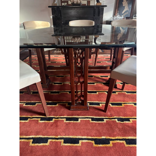 1990s Chinoiserie Dining Table For Sale - Image 9 of 10