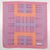 Christian Dior Christian Dior Paris Silk Scarf Geometric Print in Pink and Apricot For Sale - Image 4 of 7
