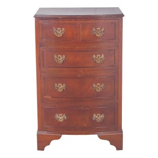 Portuguese Bedside Table with Drawers, 1980s For Sale