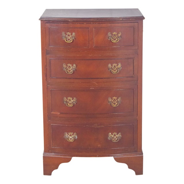 Portuguese Bedside Table with Drawers, 1980s For Sale