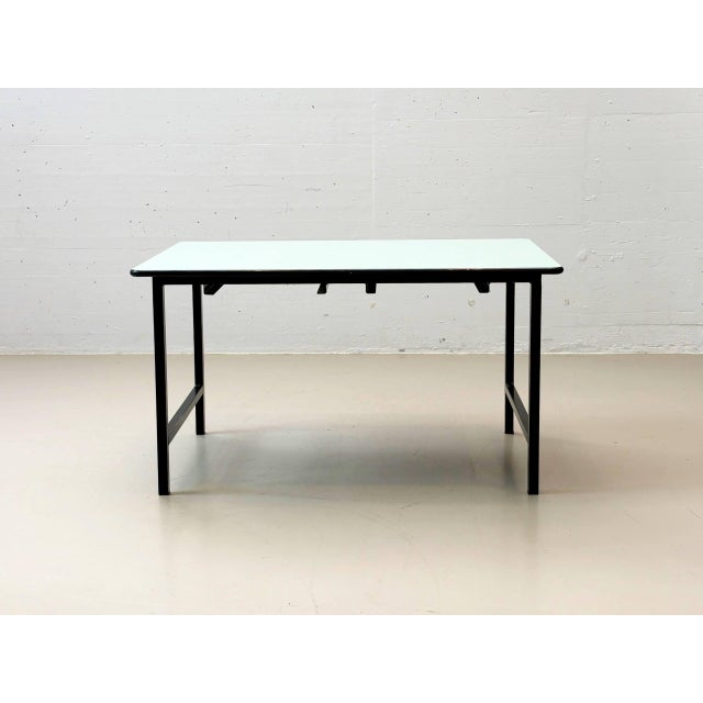 Kelko Table and Lacquered Stools, Switzerland, 1970s, Set of 5 For Sale - Image 9 of 18