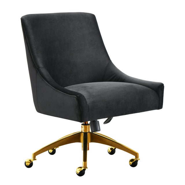 Black Beatrix Black Office Swivel Chair For Sale - Image 8 of 8