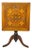 Antique Victorian Mahogany Tilt Top Table Marquetry Inlay Green Man Tripod Stand For Sale