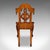 Antique Reception Hall Chair, Scottish, Oak, Side, Occasional Seat, Victorian For Sale - Image 4 of 10