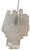 Small Tubular Murano Chandelier in Clear Glass For Sale