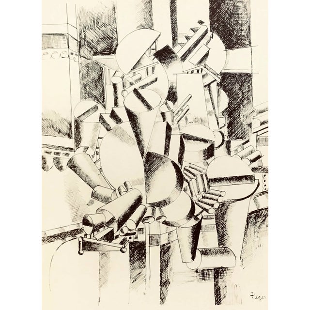 Artist: Fernand Leger Country: France Title: Untitled Medium: Bichromie Printed: 1988 by L’imprimerie Arte, France Paper:...