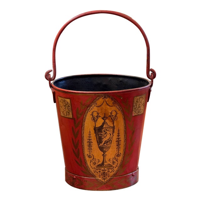 19th Century Tole Bucket For Sale