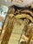 French Louis XVI Display Vitrine With Gold Leaf Details, Tufted Interior & Glass Shelves For Sale In Miami - Image 6 of 7