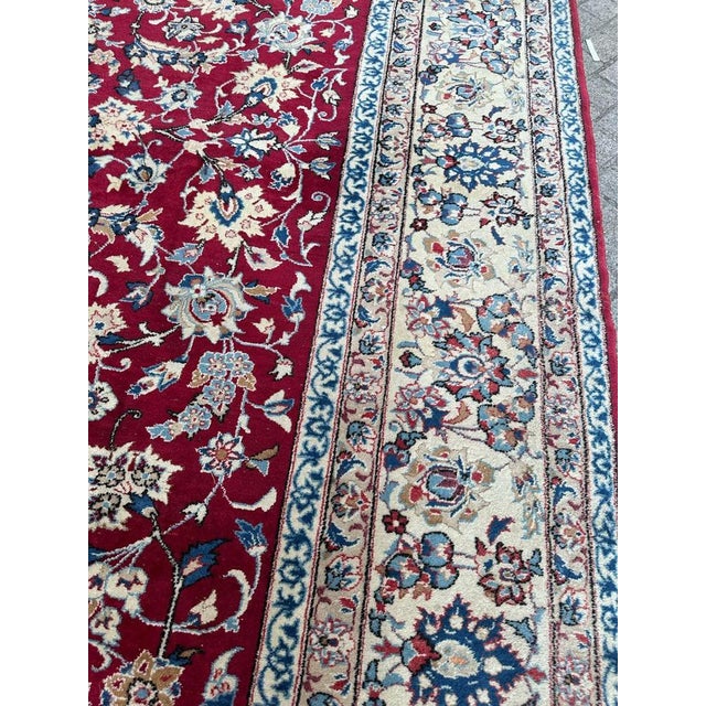 Large Vintage Najaf Abad Rug, 1960s For Sale - Image 6 of 18