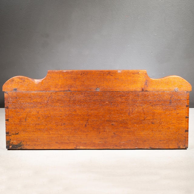 19th C. Shop Keeper's Table Top Desk c.1850 For Sale - Image 10 of 12