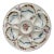 19th Century Majolica Oyster Flowers Plate Longchamp For Sale