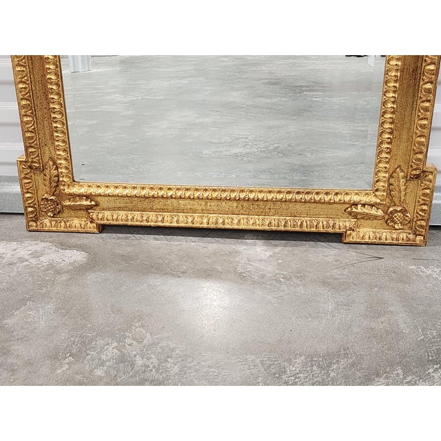 1990s Vintage Giltwood Mirror With Seashell Motif For Sale - Image 5 of 15