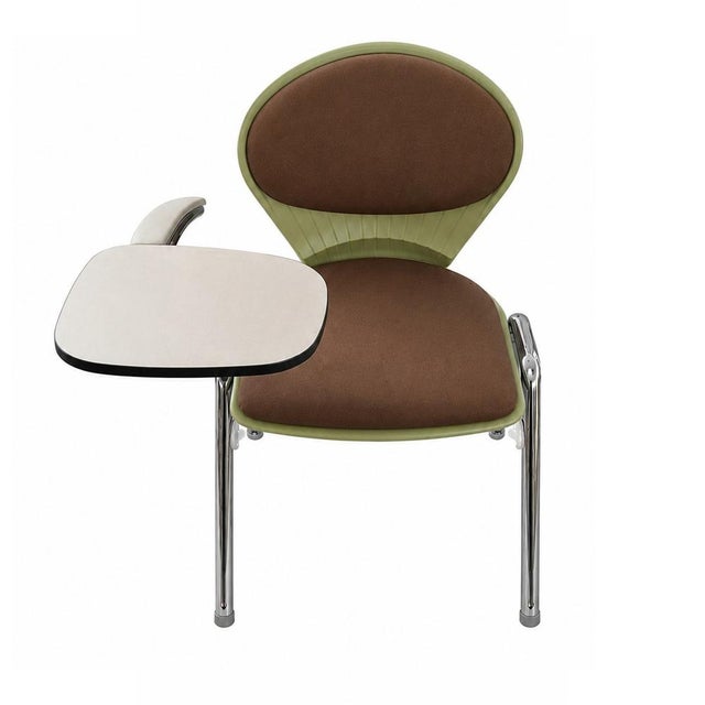Textile Chair with Writing Tablet, 1980s For Sale - Image 7 of 7