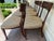 Wood Vintage Cane Back Dining Chairs For Sale - Image 7 of 12